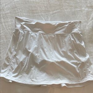 White Athletic Skirt